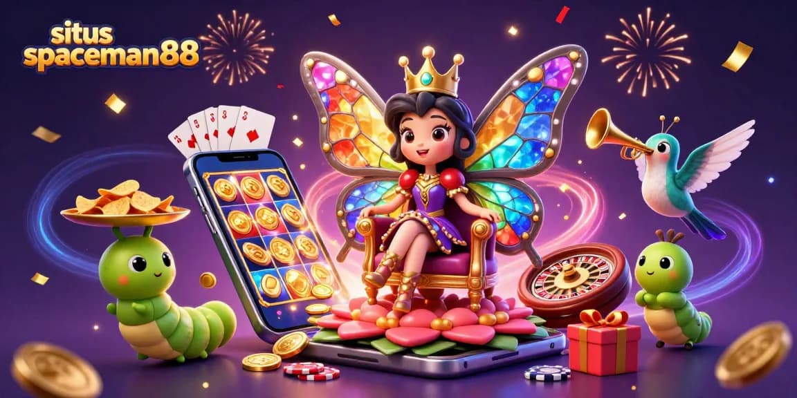 Engage with situs spaceman88 for thrilling slot games featuring vibrant visuals, spinning reels, and celebration.