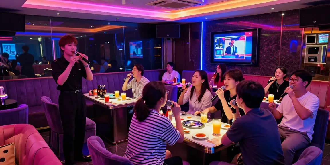 Experience the best of 강남가라오케 with guests enjoying the vibrant karaoke atmosphere and luxury service.