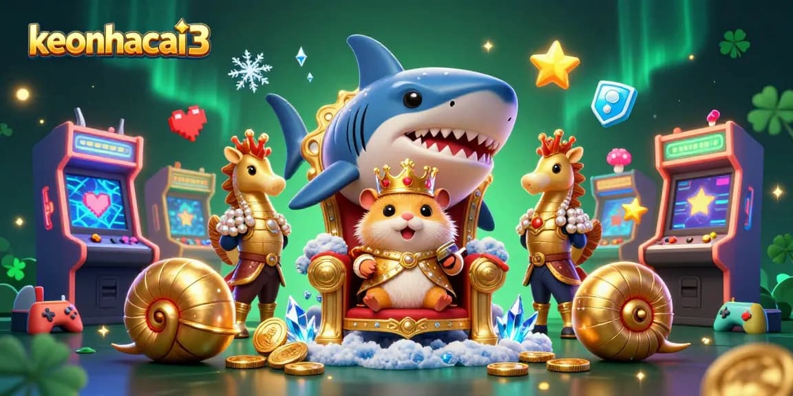 Bet on exciting games at keonhacai3, featuring a vibrant illustration with themed elements and characters.