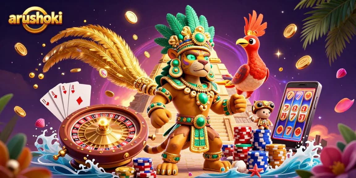 ARUSHOKI menghadirkan slot mesin dan kartu poker yang memikat dalam suasana kasino digital.