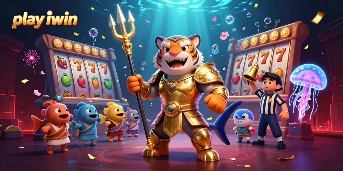 Play iwin and win with a wild underwater slots showdown featuring epic characters and dazzling elements.