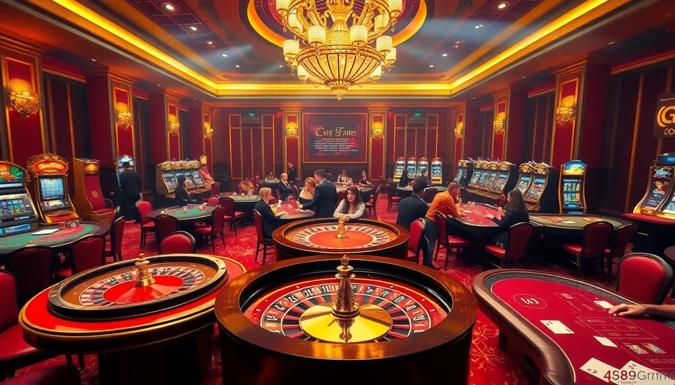Cổng Game 789club offers thrilling casino experiences with poker tables and slot machines.