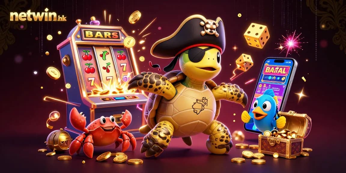 Experience thrilling slots and games at netwin ink, featuring vibrant characters amid treasure and excitement.