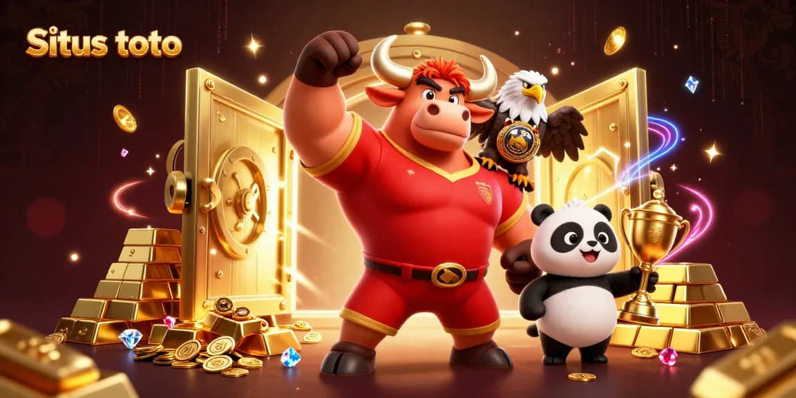 Situs toto offers thrilling gaming experiences with vibrant characters and dazzling casino elements.
