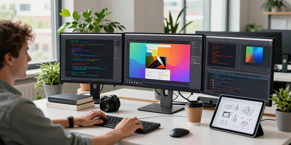 Efficient workspace for Snipaste下载 showcasing vibrant screenshots and annotations for a modern tech environment.