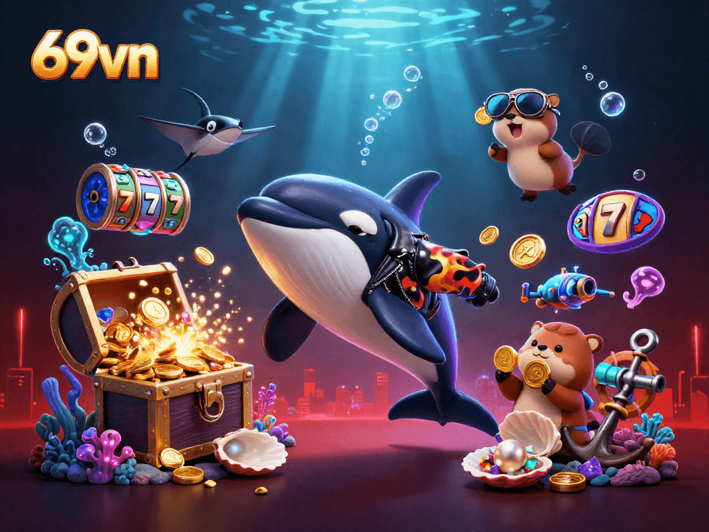 Engage with thrilling casino play at 69vn featuring vibrant 3D characters in action.
