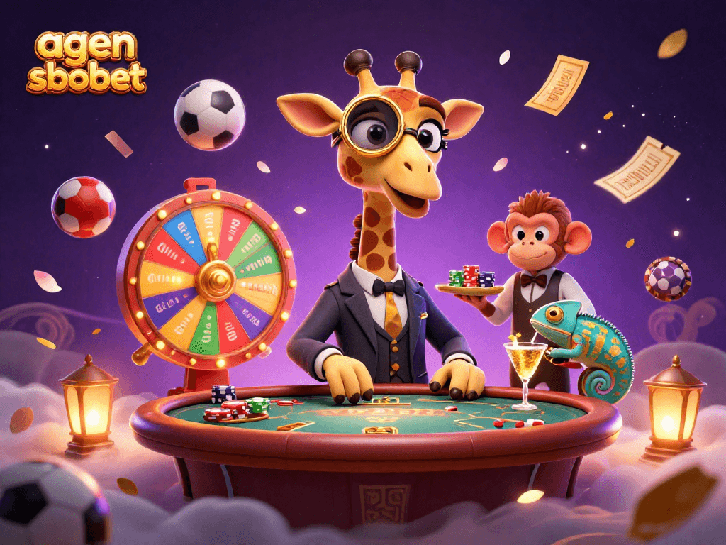 Taruhan dengan agen sbobet dalam suasana kasino yang meriah dan atmosferik