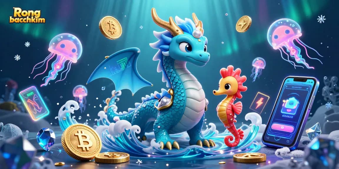 Engage with Rong bachkim’s stunning dragon and knight in a vibrant casino scene.