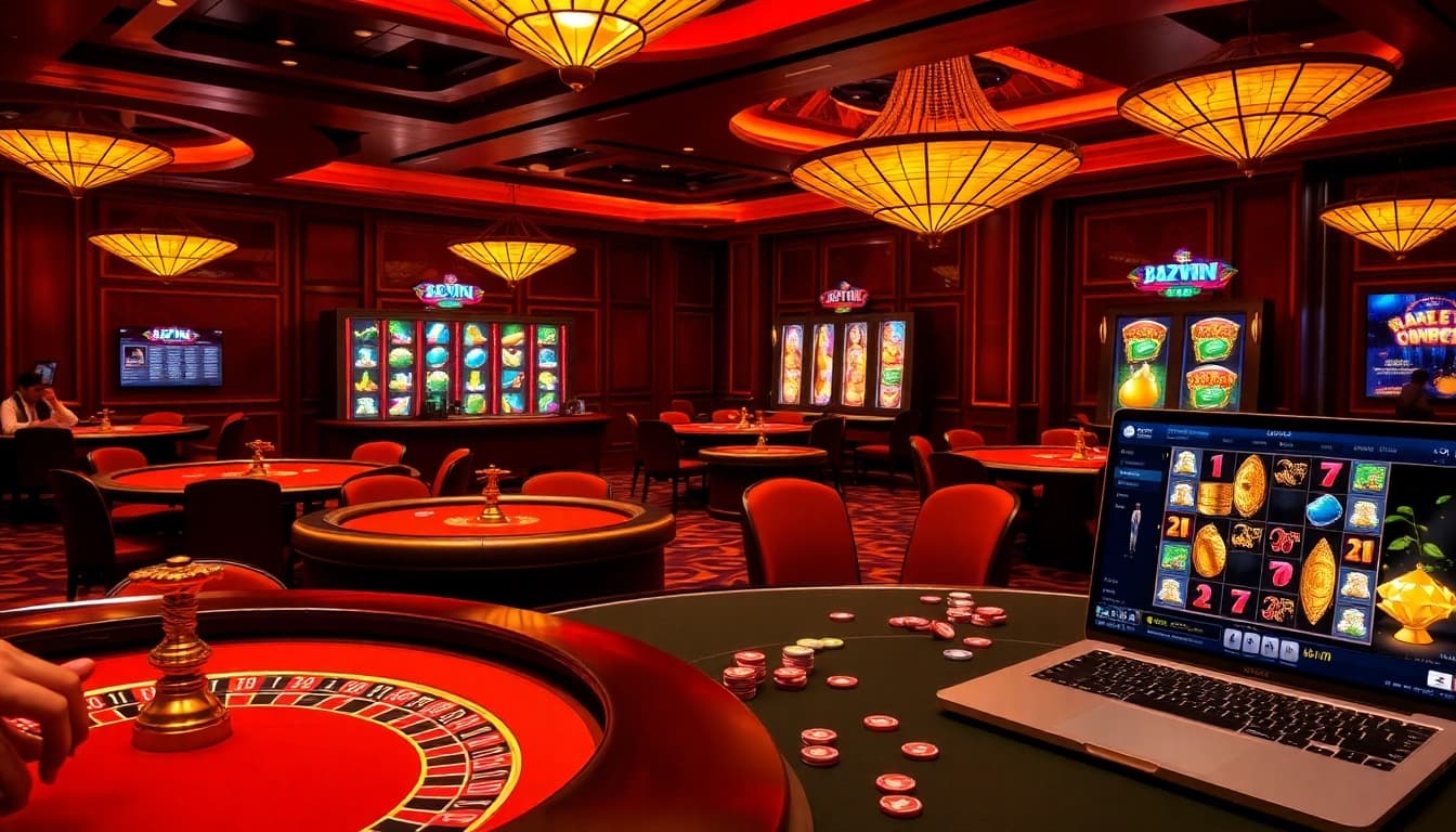 Online gambling excitement at nhà cái 32win with players engaged in card games.