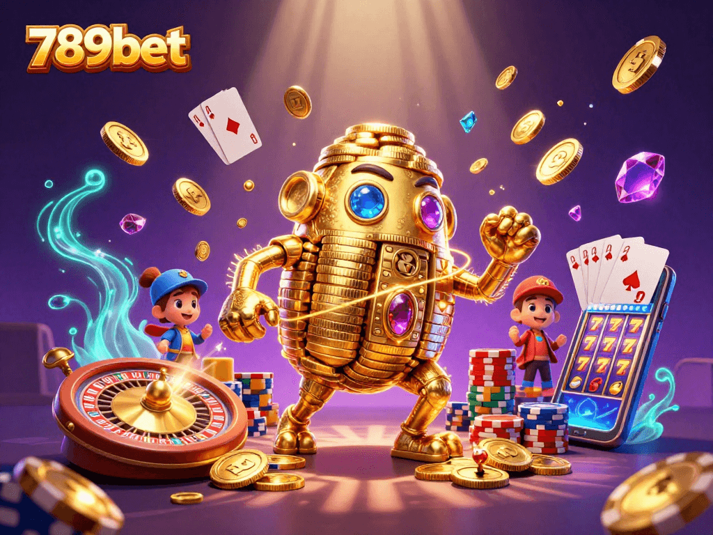 Experience excitement with 789bet and dynamic casino elements in a vibrant scene.