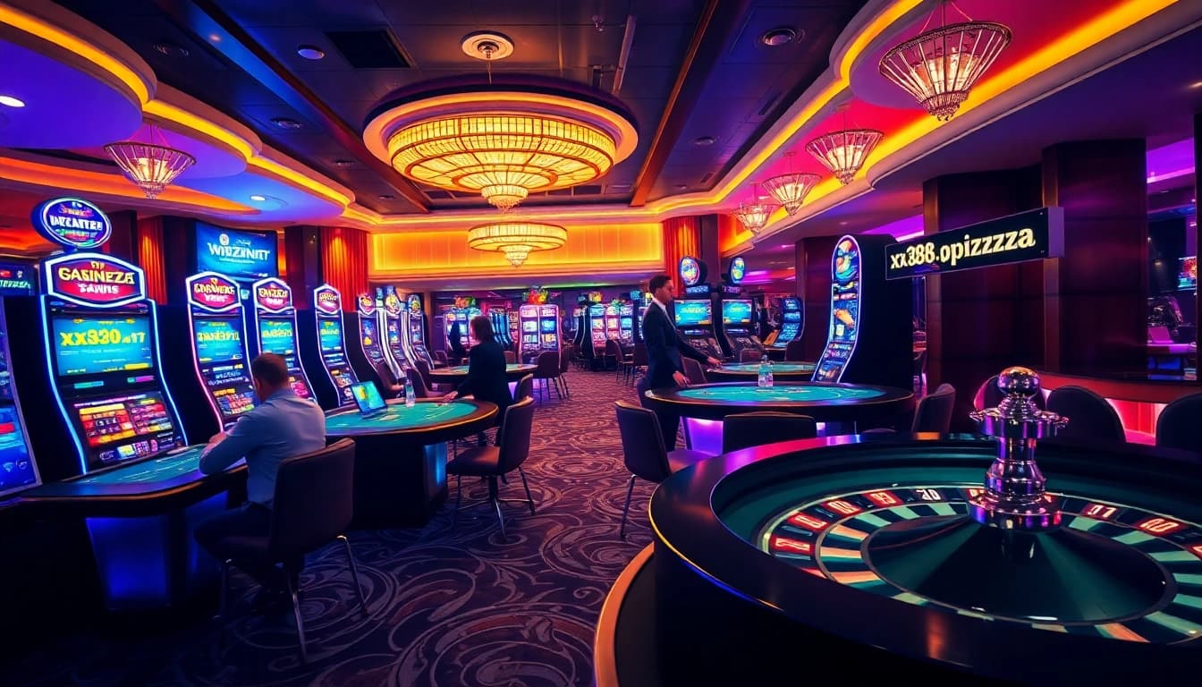 Experience excitement at xx88.pizzza with vibrant casino tables and thrilling gameplay.