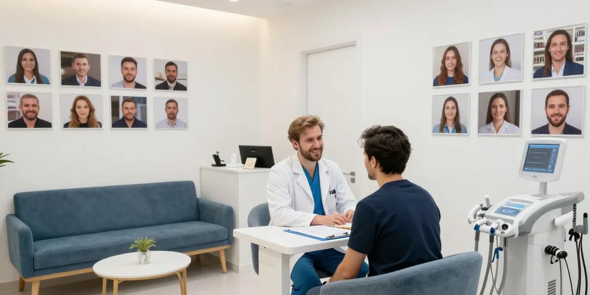 Hair transplant Turkey patient care at modern health clinic, expert consultation, natural results.