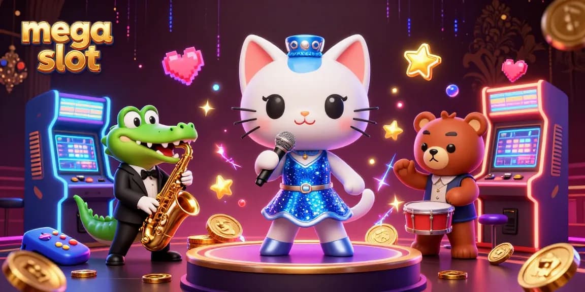 Menangkan mega slot dengan pengalaman kasino karakter kartun 3D yang meriah.
