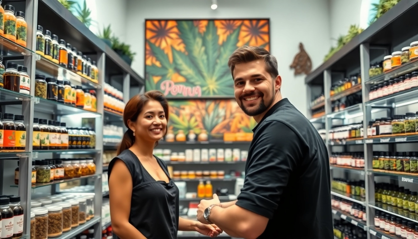 Find out where to buy weed legally in a welcoming cannabis shop atmosphere.