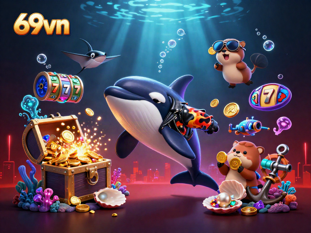 Engage with thrilling casino play at 69vn featuring vibrant 3D characters in action.