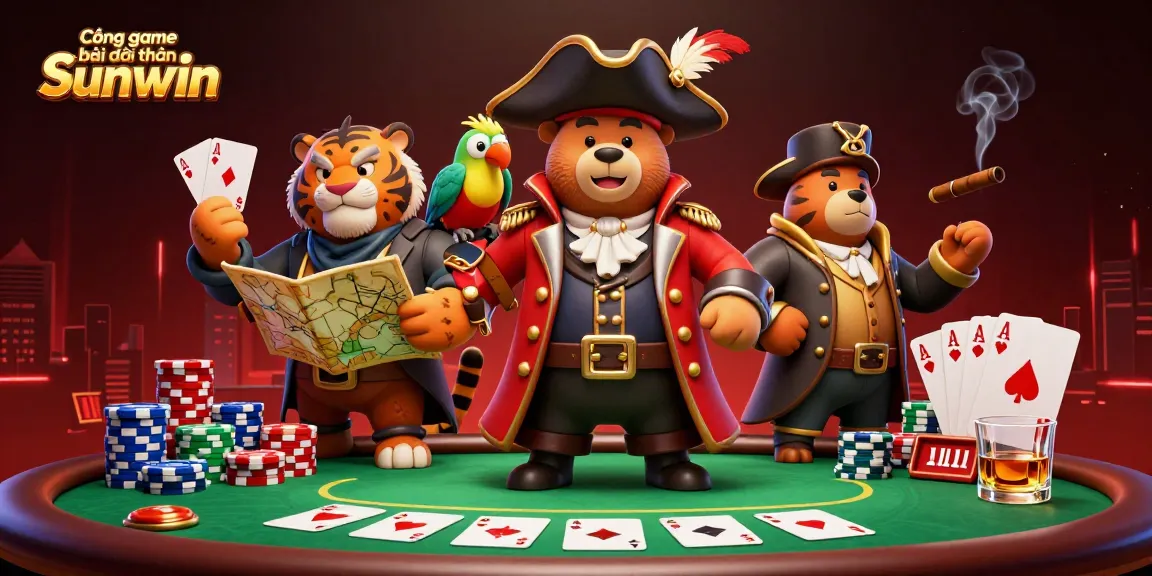 Engage in thrilling adventures at Cổng game bài đổi thưởng Sunwin with vibrant casino elements.