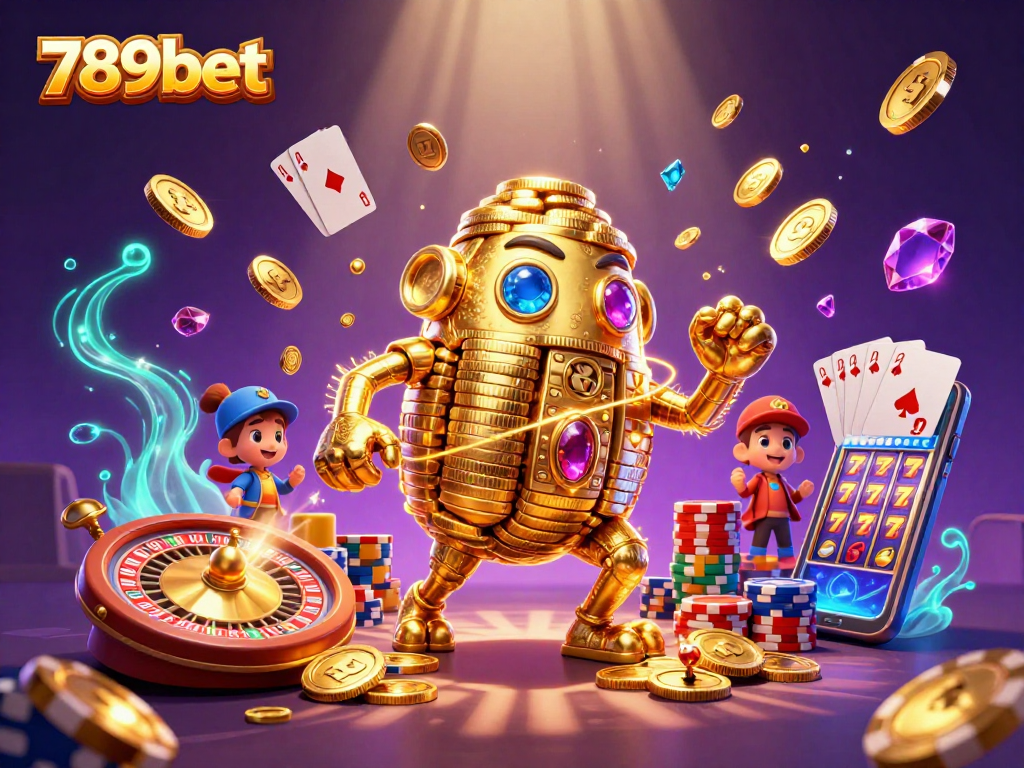 Experience excitement with 789bet and dynamic casino elements in a vibrant scene.