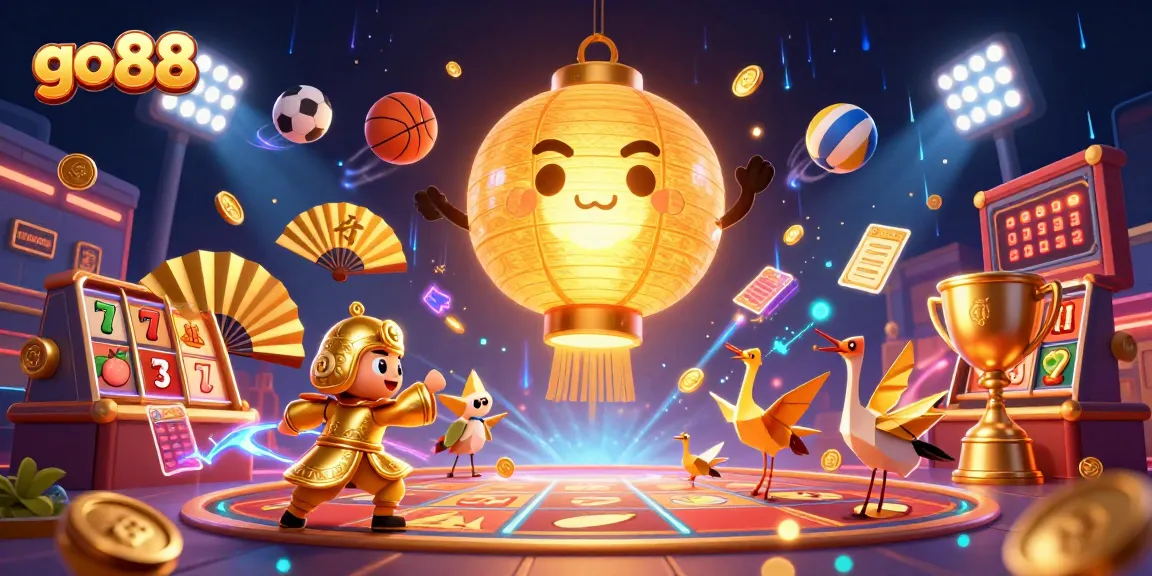 Engage with go 88 and experience a vibrant night market casino scene filled with thrilling slot action.