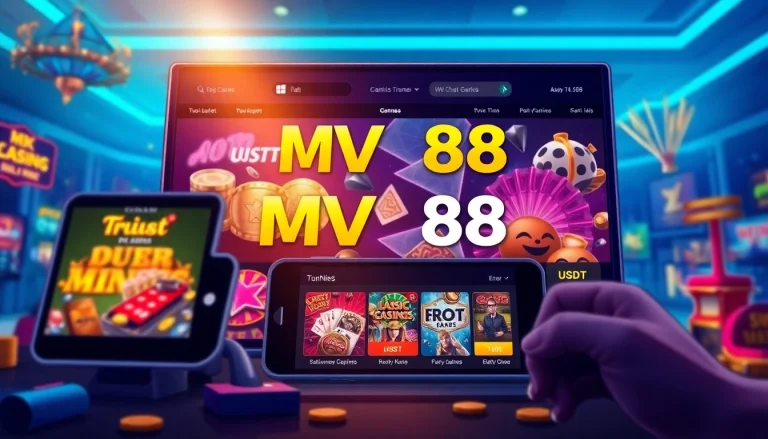 Experience the secure MV 88 online gambling platform with vibrant USDT payment options.