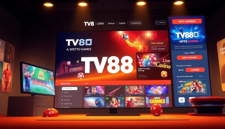 Explore TV88, a trusted gaming platform, featuring a vibrant interface for betting and entertainment in 2025.