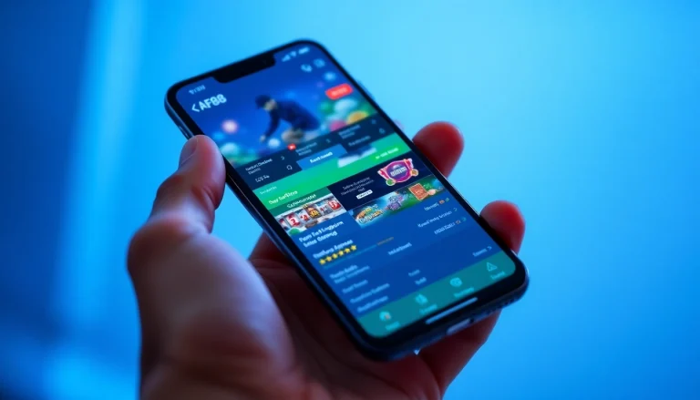 AF88.com digital interface showcasing online betting games and promotions.