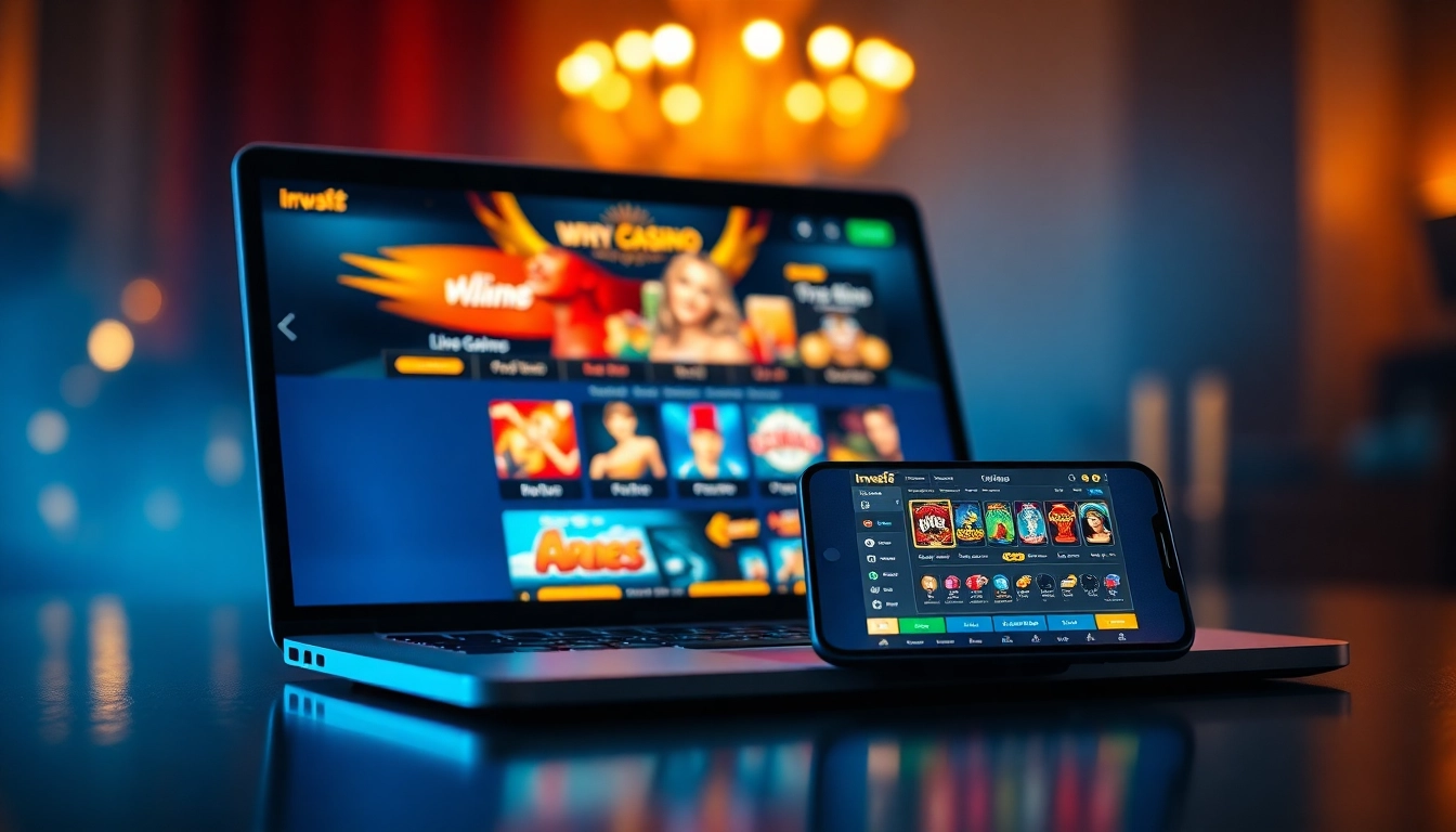 Discover a user-friendly online gambling experience on https://whycazino.com showcasing various engaging games.