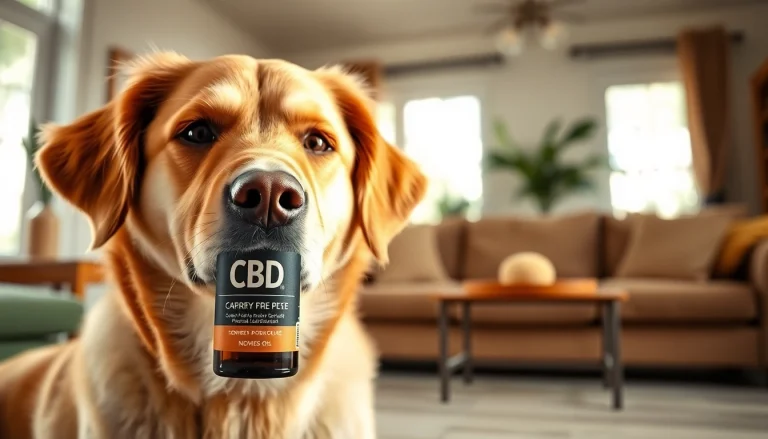 Promote relaxation and wellness with CBD For Pet in a warm home environment.