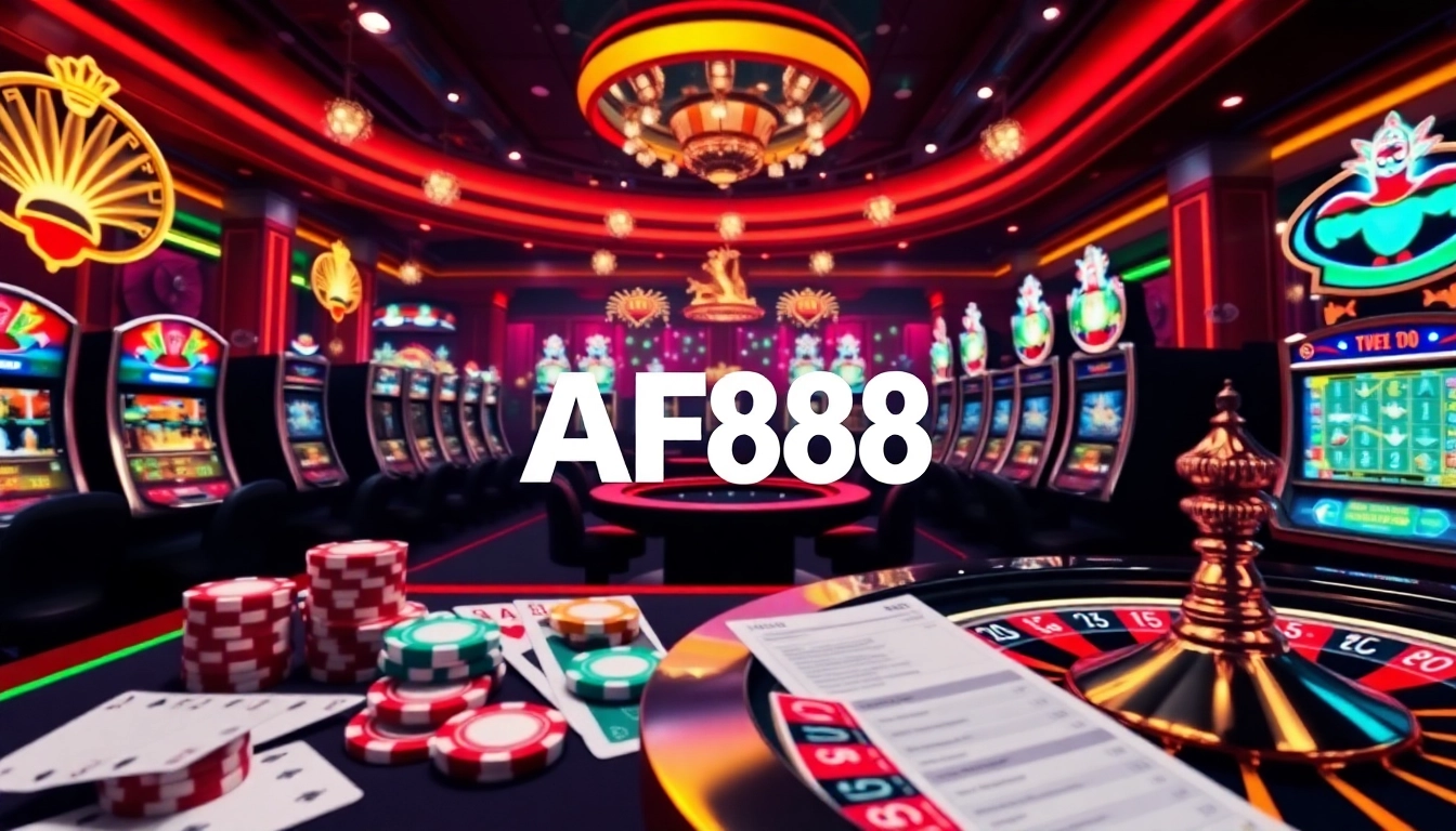 TẢI AF88 to engage in thrilling online gambling with vibrant casino elements.