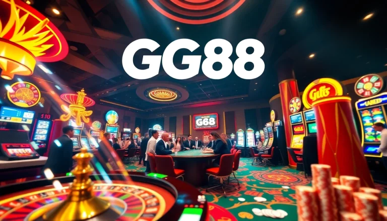 Experience the thrill of gaming at gg88.com, featuring vibrant casino visuals and engaging gameplay.
