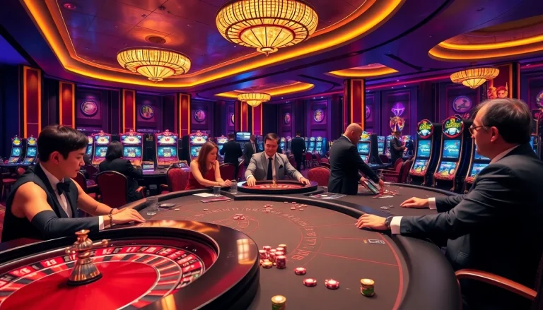 Experience the thrilling atmosphere at nhà cái nohu90 with vibrant casino games and excitement.