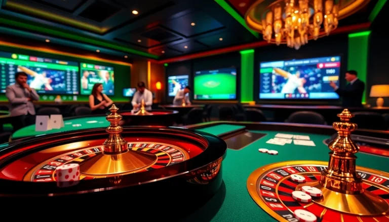 Engaged gamblers enjoying the excitement of jeet buzz at a luxurious casino table.