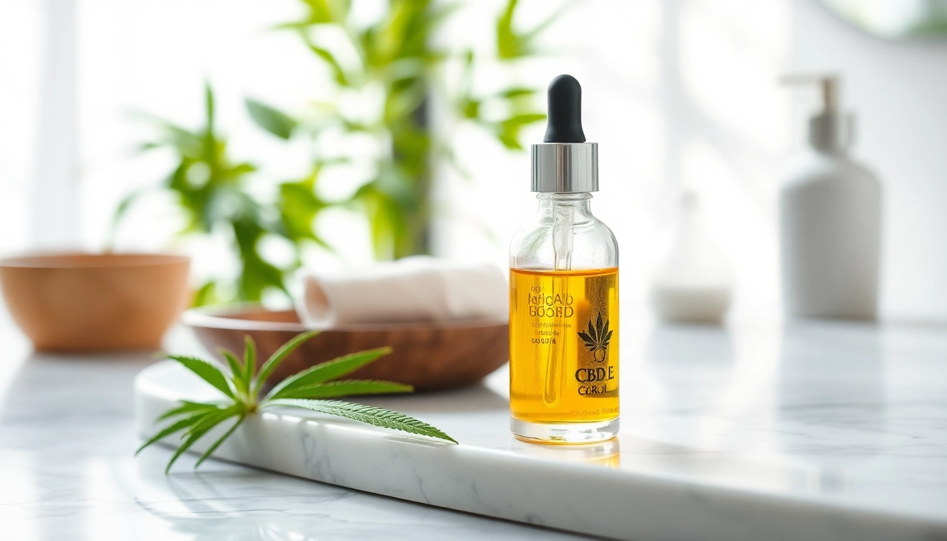 Apply CBD oil for skin to enhance hydration and soothe irritations in a tranquil setting.