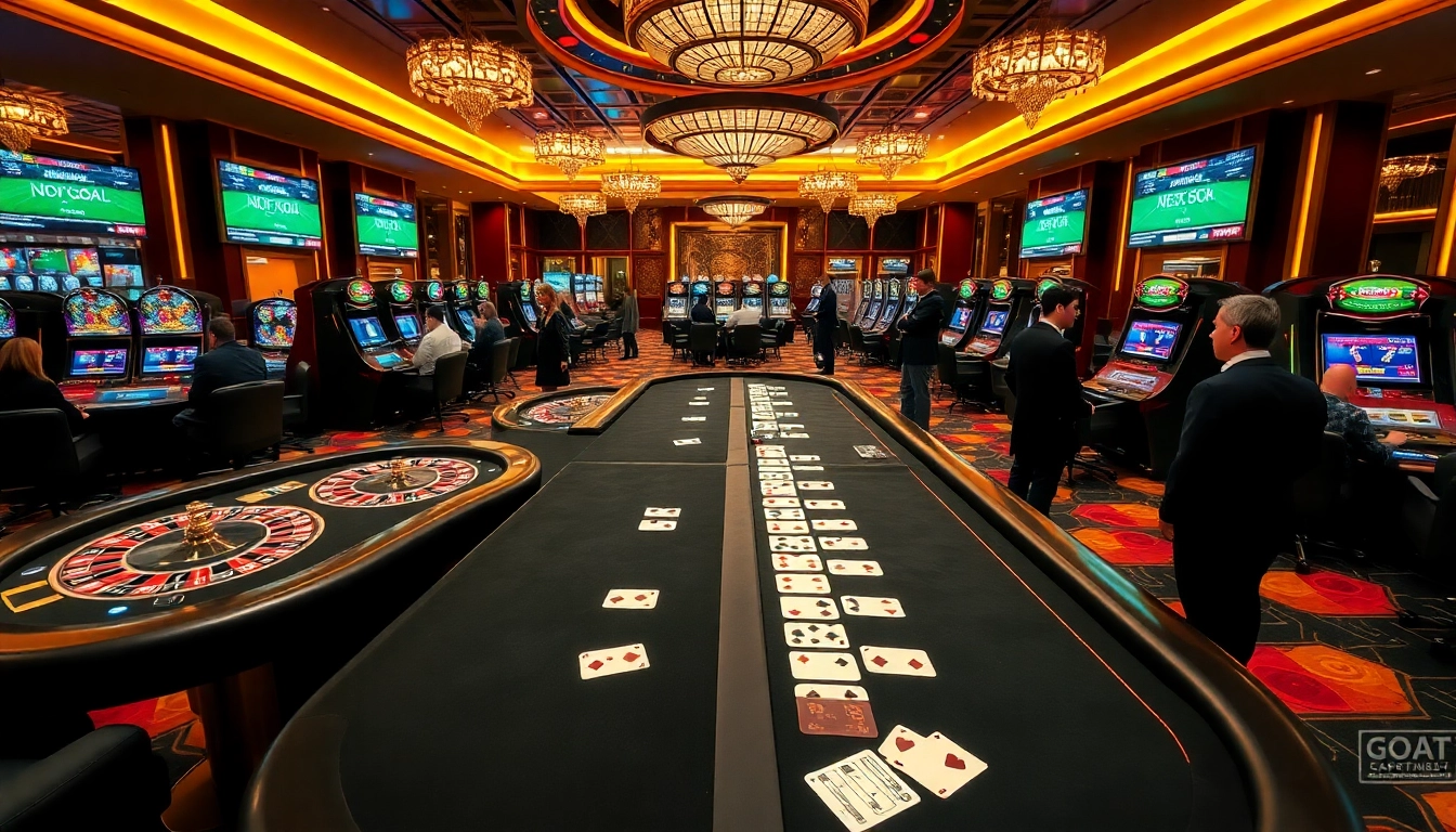 Experience thrilling betting at Nowgoal with vibrant casino tables and live football scores.